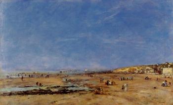 Eugene Boudin : Trouville, Panorama of the Beach